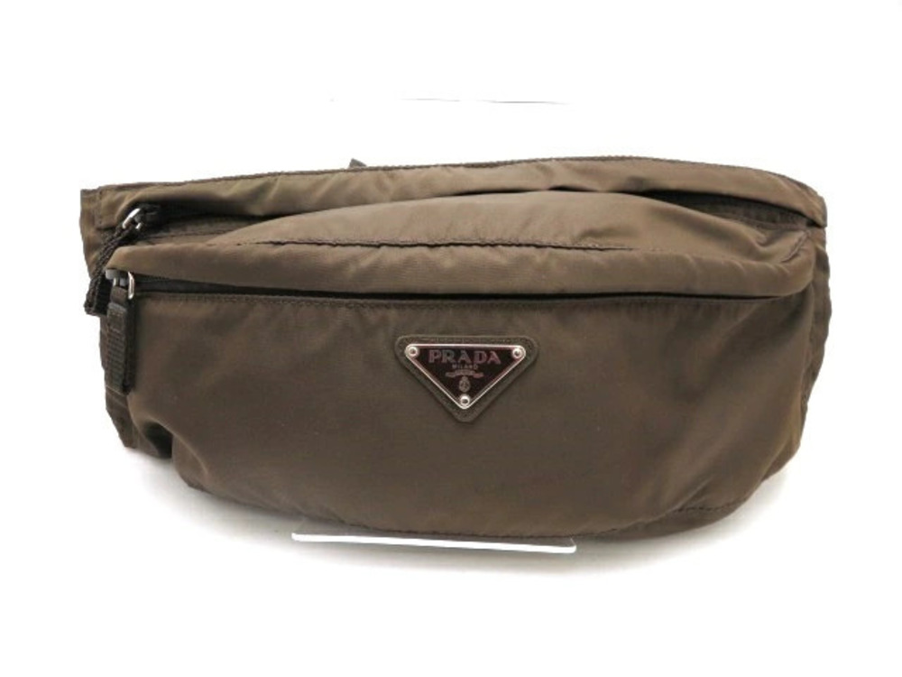 Prada Waist Bum Body bag body Khaki Green